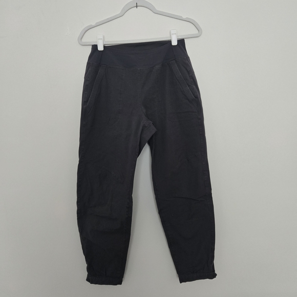 Patagonia Pants - Patagonia elastic band cotton canvas hiking pants with pockets dark gray 8